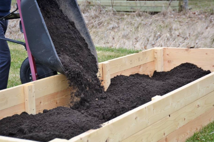 raised bed soil mix