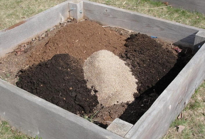 raised bed soil mix