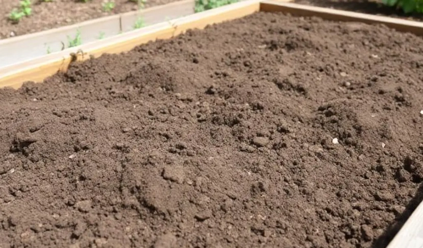 raised bed garden soil composition ratio