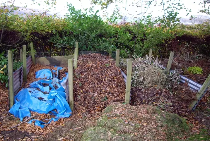 compost heap materials