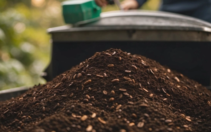 coffee grounds for compost