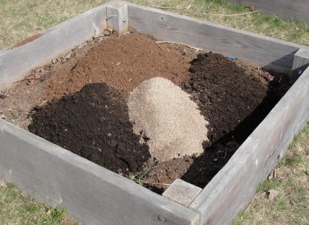 raised bed soil mix recipe