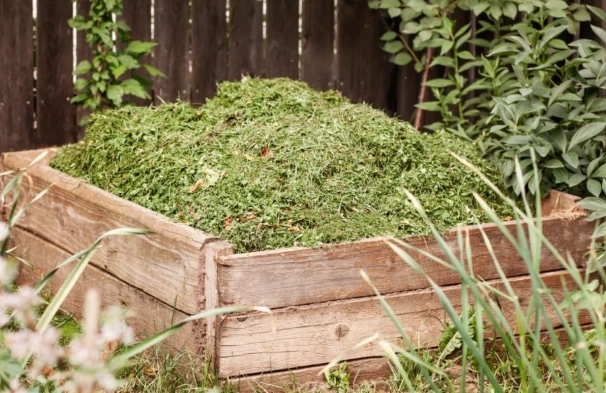 how to compost lawn