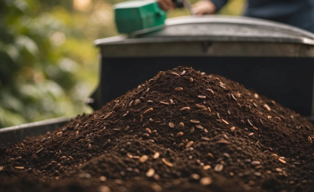 coffee grounds for compost