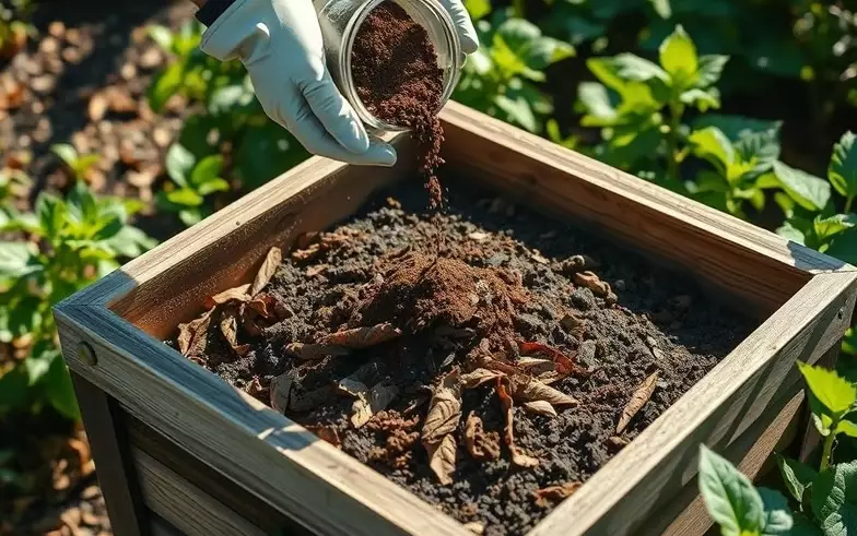 composting coffee grounds