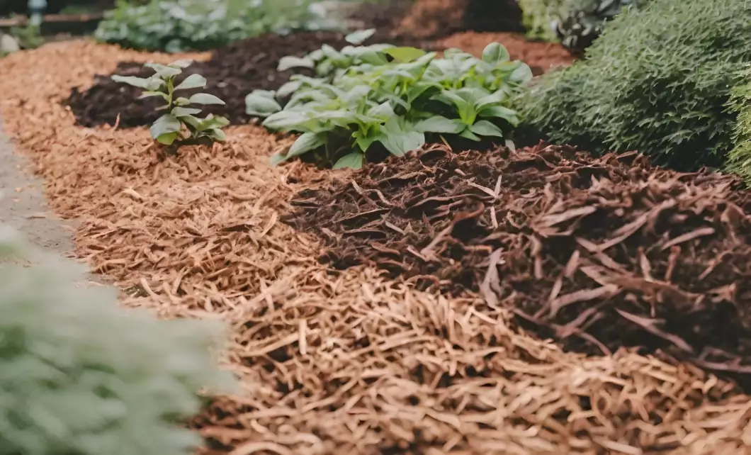 mulch garden