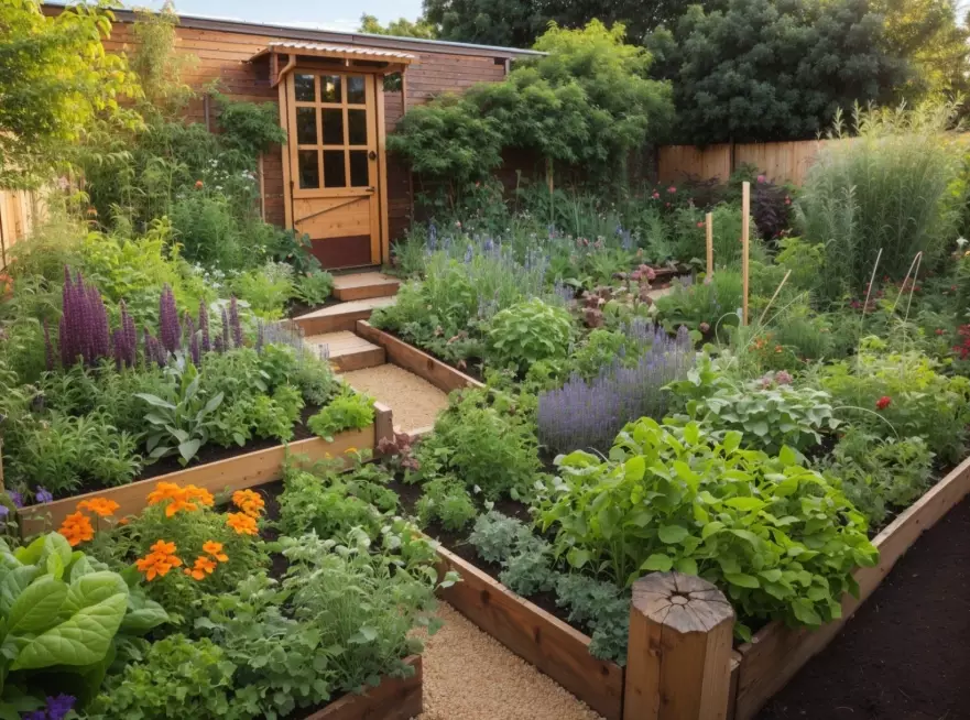 edible garden design