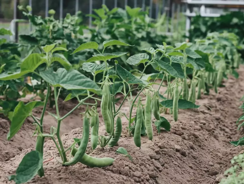 green bean plants