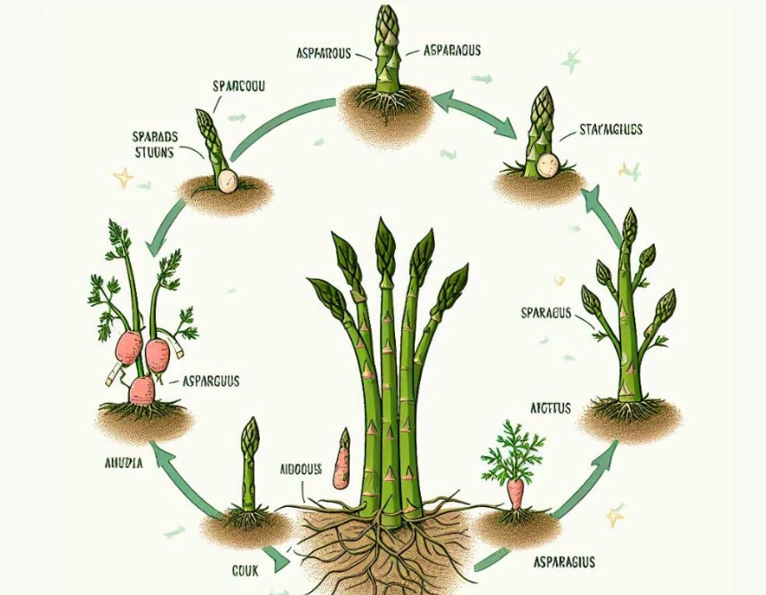 starting asparagus from crowns